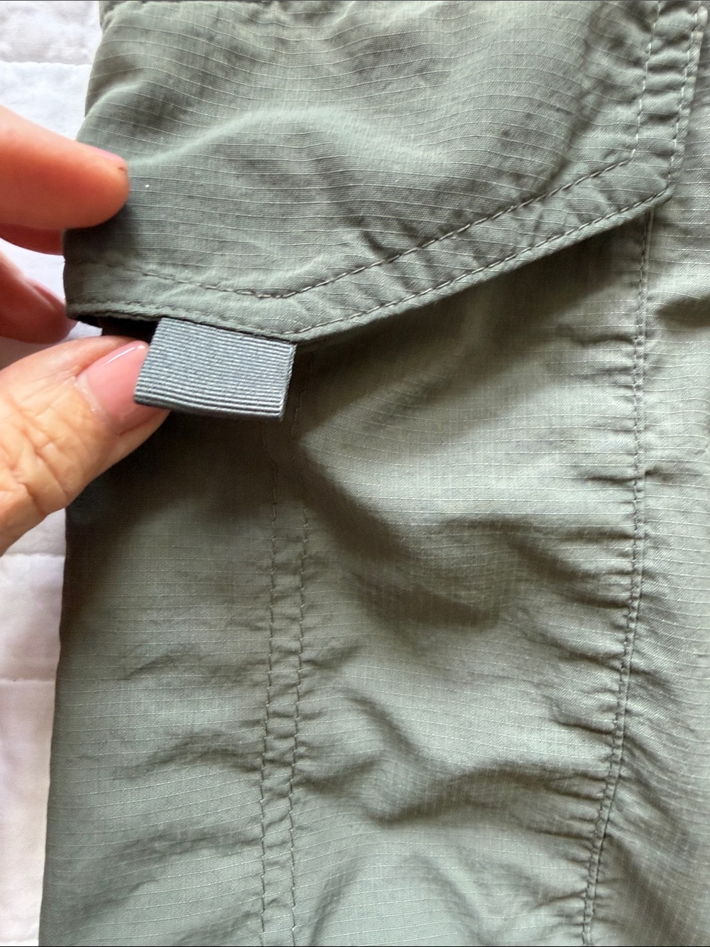 Men's COLUMBIA Olive Green Cargo Shorts size34 - Picture 2 of 8